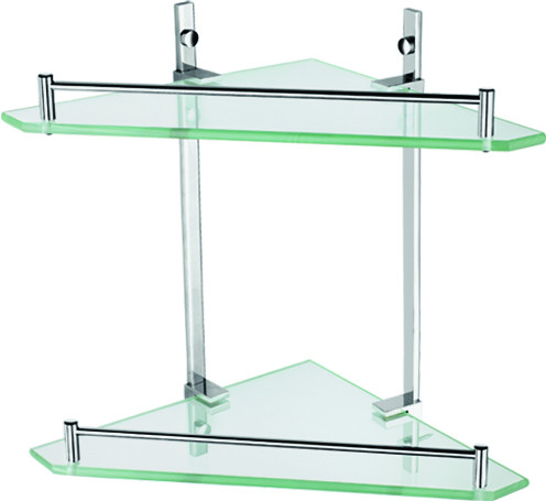 Полочка Aquanet 8024 (двойная, угловая)