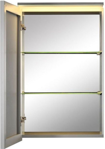 Зеркало-шкаф De Aqua 50 серебро