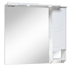 Шкаф зеркальный RUNO Стиль 75, правый