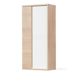 Пенал подвесной AQUATON Бостон одностворчатый, дуб светлый (1A239903BN010)