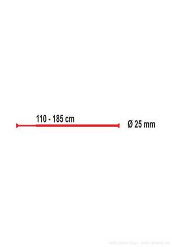 Карниз для ванны 110-185см Ridder 55201