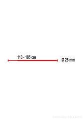 Карниз для ванны 110-185см Ridder 55201