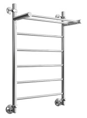 Полотенцесушитель водяной Двин форма лесенка 80х50, цвет Хром (4627152137482)