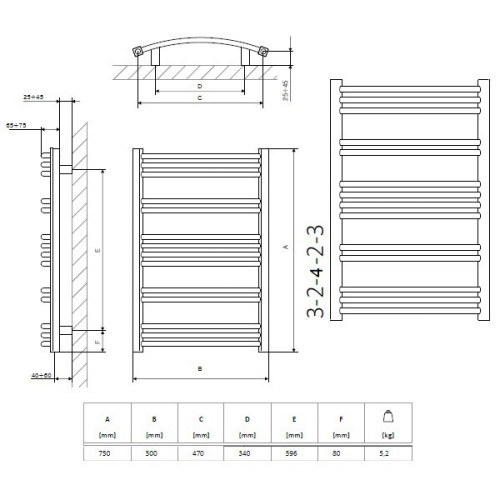 Полотенцесушитель  Terma Jade M хром