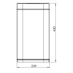 Сенсорное ведро 12 л JAVA S-883-12R малиновый