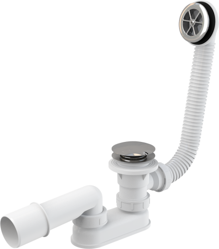 Сифон для высокого душевого поддонa Alcadrain click/clack (A503KM)