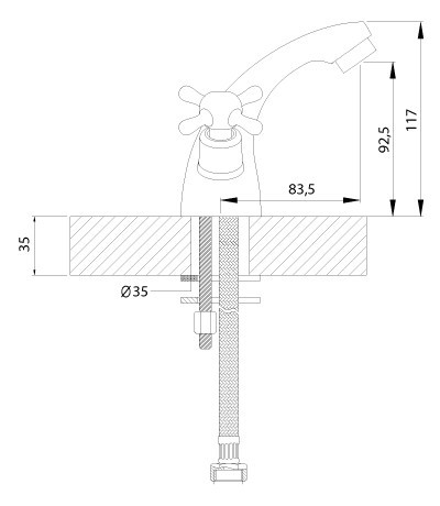 Смеситель Rossinka H02-61