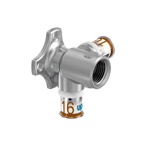 Водорозетка Uponor S-Press Plus RP 16-1/2"ВР-16 проходная длинная