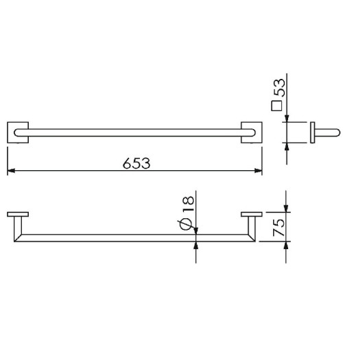 Полотенцедержатель Langberger Ledro 11801A