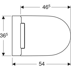 Подвесной унитаз ONE , закрытая форма, TurboFlush, с сиденьем микролифт (500.202.01.1)
