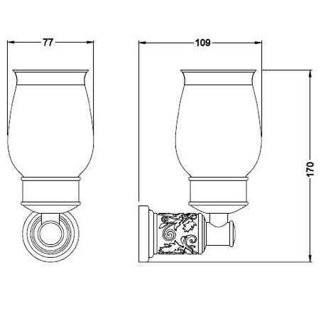 Стакан Schein Carving 7065011