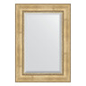 Зеркало настенное с фацетом EVOFORM в багетной раме состаренное серебро с орнаментом, 72х102 см, BY 3454