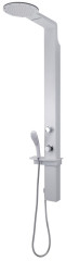 Gedy G-WELLNESS 01, многофункциональная душевая панель с термостатом, цвет белый матовый