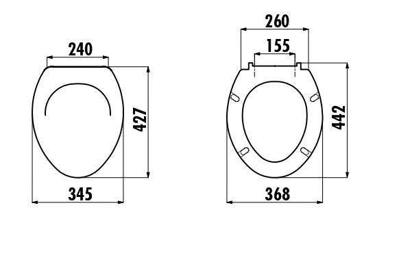 CREAVIT Крышка дуропласт с микролифтом CINAR