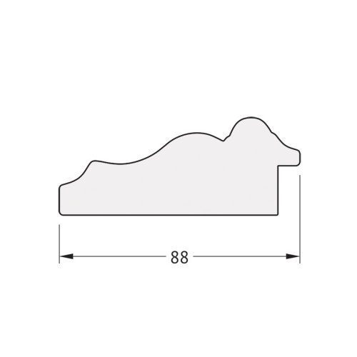 Зеркало настенное Polygon EVOFORM в багетной раме римская бронза, 56х76 см, BY 7169