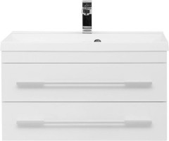 Тумба с раковиной Aquanet Нота NEW 75 белый