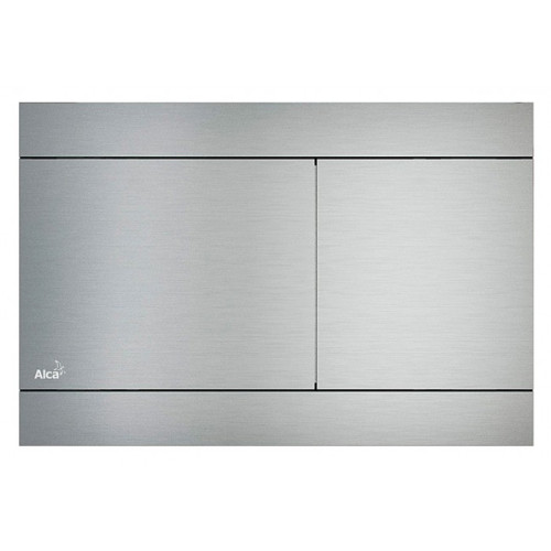 Кнопка смыва alcadrain FLAT 24.7х2х16.5 для инсталляции, пластик, цвет Хром матовый (FUN)