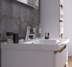 Комплект в ванную Ceruttispa тумба Алессандрия 80 с умывальником &quot;Кантэ 80&quot;