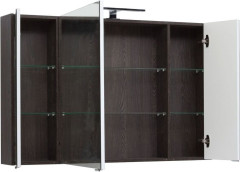 Зеркало-шкаф Aquanet Остин 120 дуб кантербери