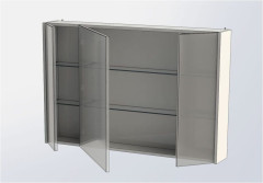 Зеркало-шкаф Aquanet Остин 120 дуб кантербери