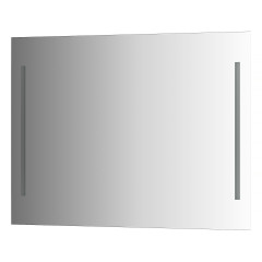 Зеркало настенное с 2-мя встроенными LED-светильниками Ledline EVOFORM 100х75 см, BY 2119