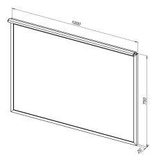 Зеркало Allen Brau Priority 100 1.31017.BB черный