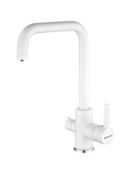Смеситель для кухни Paulmark LOGAS, Lo213021-431TW, Белый матовый, Paulmark