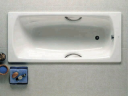Стальная ванна с ручками Roca PRINCESS 170х70 см прямоугольная (Испания)