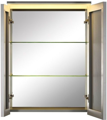 Зеркало-шкаф De Aqua 60 серебро