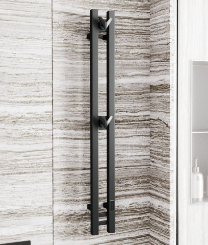 Полотенцесушитель электрический (I-образный) Bauedge Stella Square DB-0083, 13x120 см