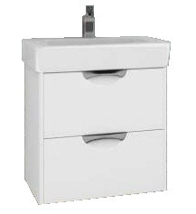 Тумба под раковину AQUATON СИЛЬВА 60 напольная, Дуб Полярный (1A211801SIW70)