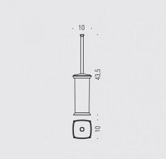 Ершик для унитаза Colombo Design Portofino B3206.bronze