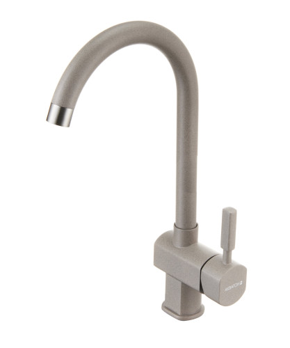 Z_ЛИАМ Смеситель для кухни серый шелк