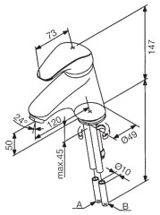 Смеситель Damixa Starlight 108280038