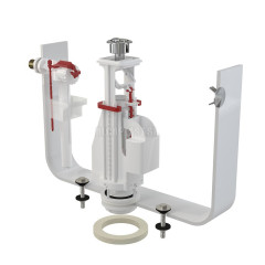 Выпускной комплект Alcadrain с двойной кнопкой, впускной механизм А16 Подключение 1/2&quot;, SA08K 1/2&quot; CHROM