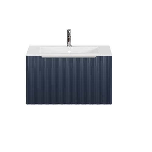 Тумба под раковину Creto Luna Blue 80 см 17-Bl80