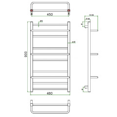 Полотенцесушитель ГРОТА VISTA 48/90