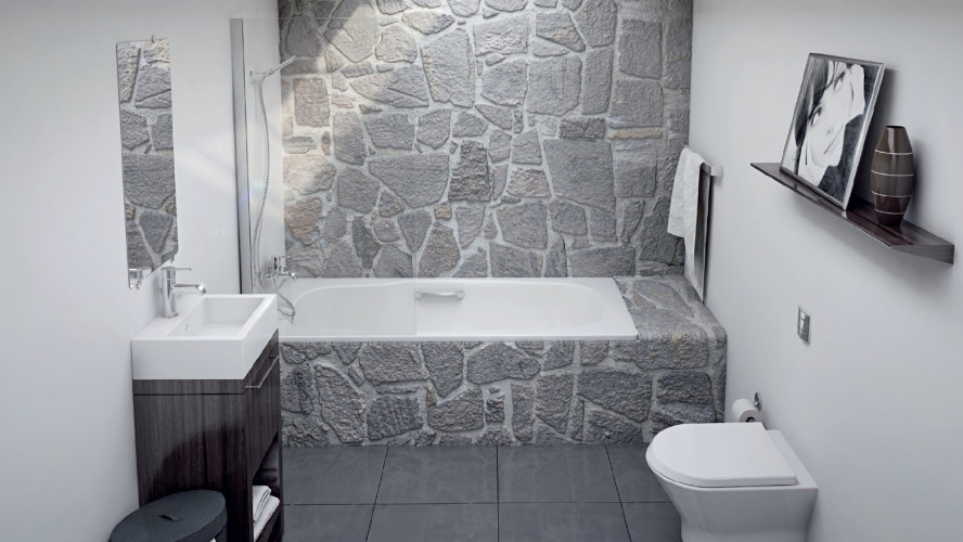 Ванна стальная BLB ATLANTICA HG 180х80, с отверстиями для ручек