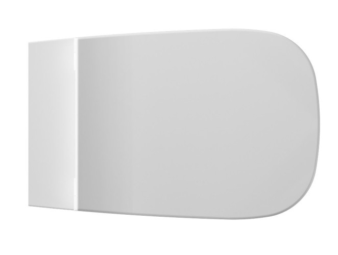 Alice Wunder, тонкое сиденье с микролифтом, цвет белый глянцевый