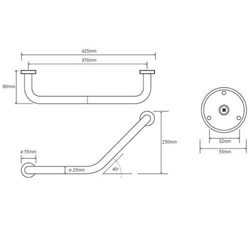 Поручень для ванны Bemeta 106107021