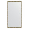 Зеркало настенное EVOFORM в багетной раме серебряный бамбук, 57х107 см, BY 0728