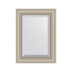 Зеркало настенное с фацетом EVOFORM в багетной раме серебряный акведук, 57х77 см, BY 1228
