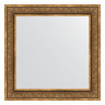Зеркало настенное EVOFORM в багетной раме вензель бронзовый, 83х83 см, BY 3255