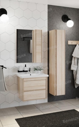 Зеркало-шкаф Венеция Canada 60 дуб сонома