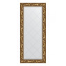 Зеркало настенное с гравировкой EVOFORM в багетной раме Византия золото, 69х158 см, BY 4156