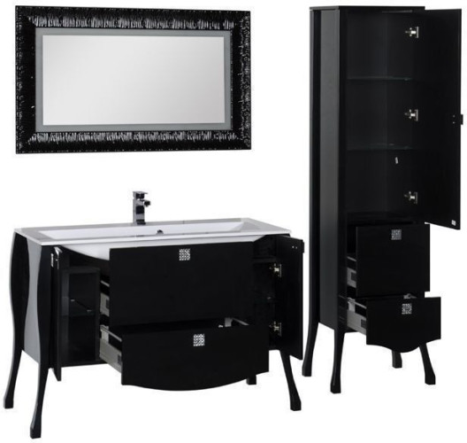 Мебель для ванной Aquanet Мадонна 120 черный