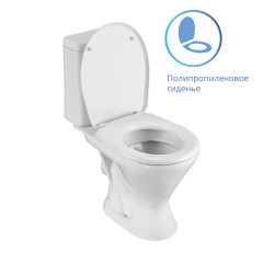 Унитаз-компакт Santeri Грация с горизонтальным выпуском (1.P210.3.S00.00B.F)