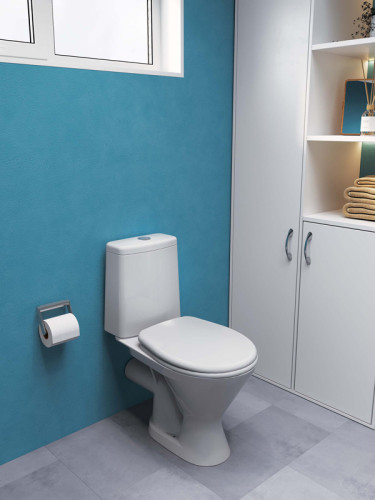 Унитаз-компакт Santeri Грация с горизонтальным выпуском (1.P210.3.S00.00B.F)