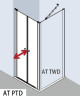 Душевая дверь Kermi Atea AT PTD 08018VAK