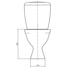 Унитаз компакт Лобненский стройфарфор Оптима Стандарт сливная арматура+сиденье (10/1/5/3-52)